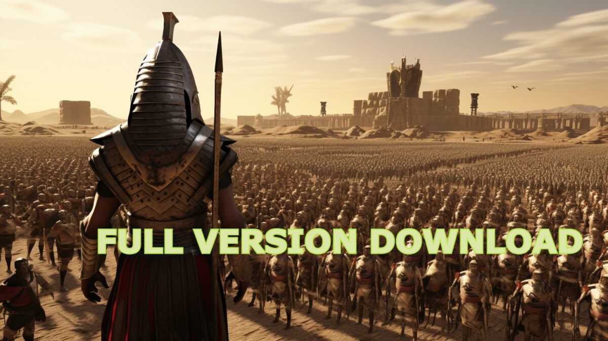 Total War: Pharaoh iPhone iOS Game Premium Version Free Download