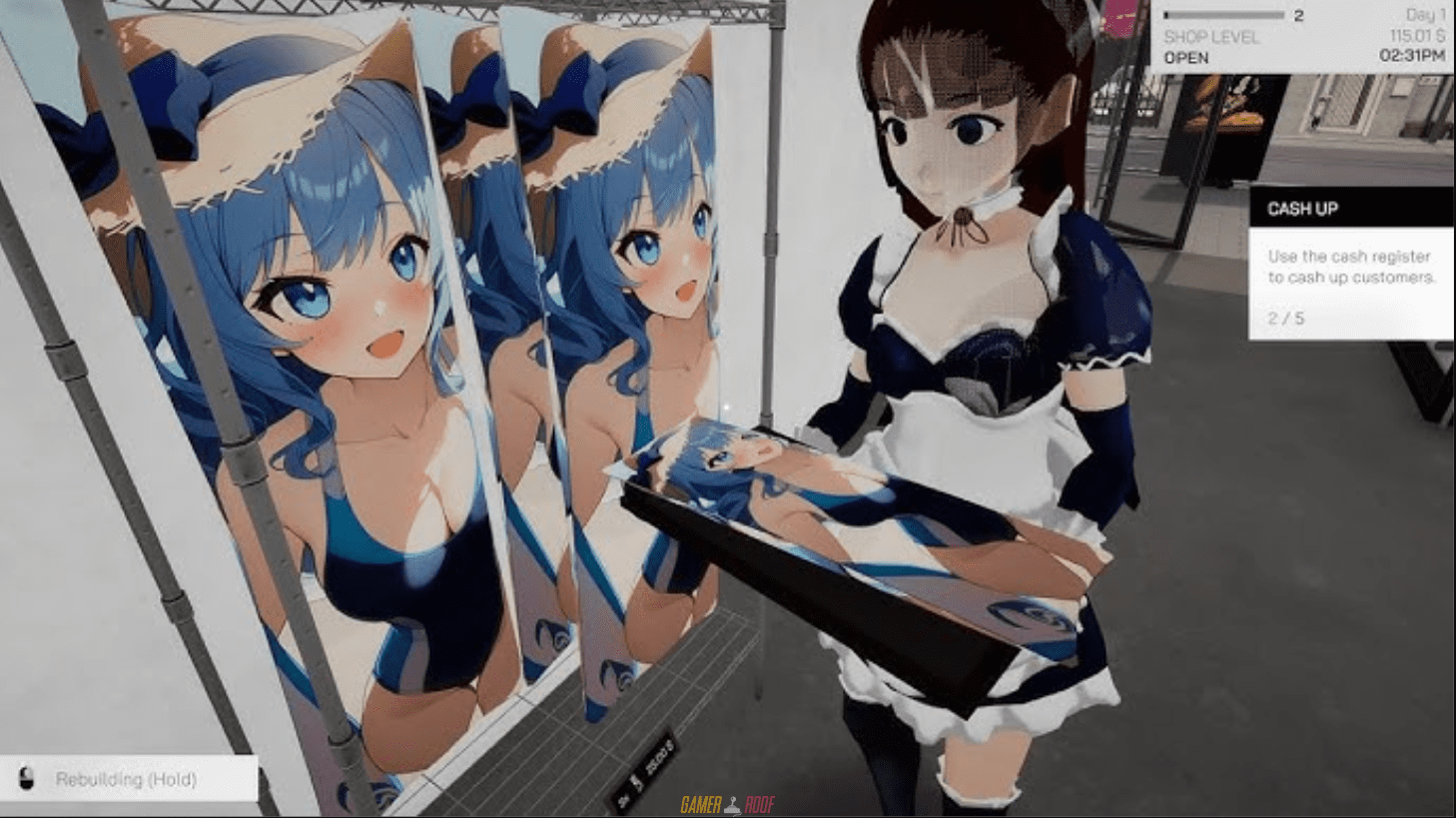 Shop Simulator Waifu Pillows