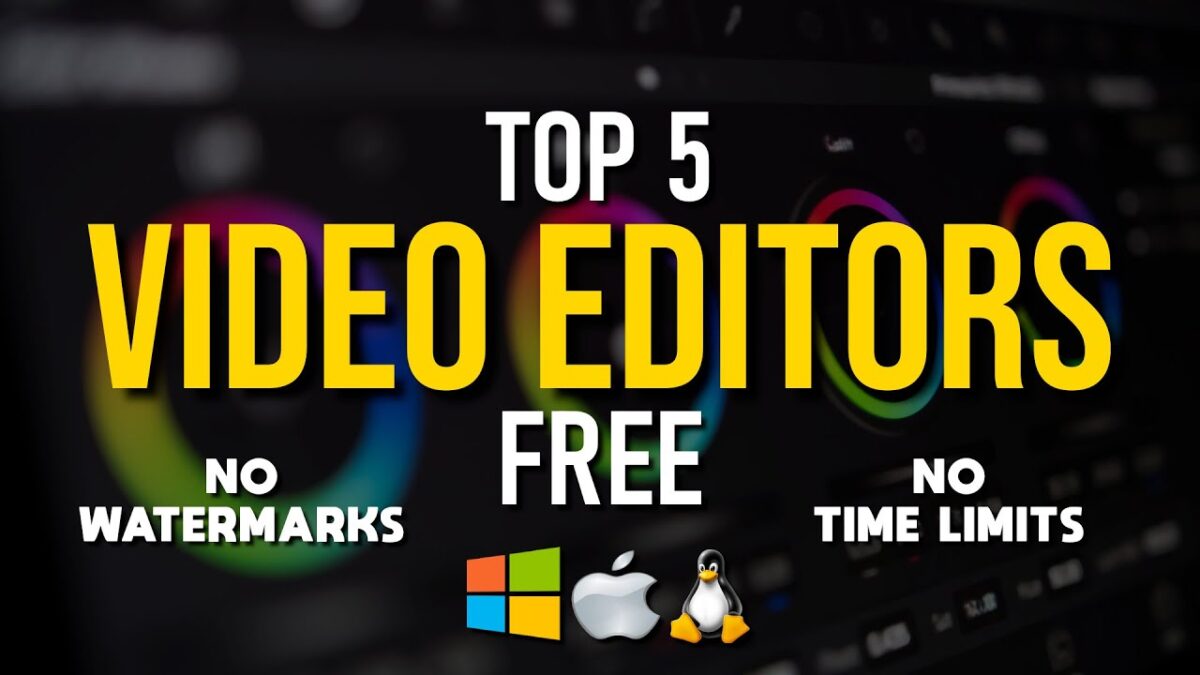 Top Free Video & Picture Editing Software For PC 2023