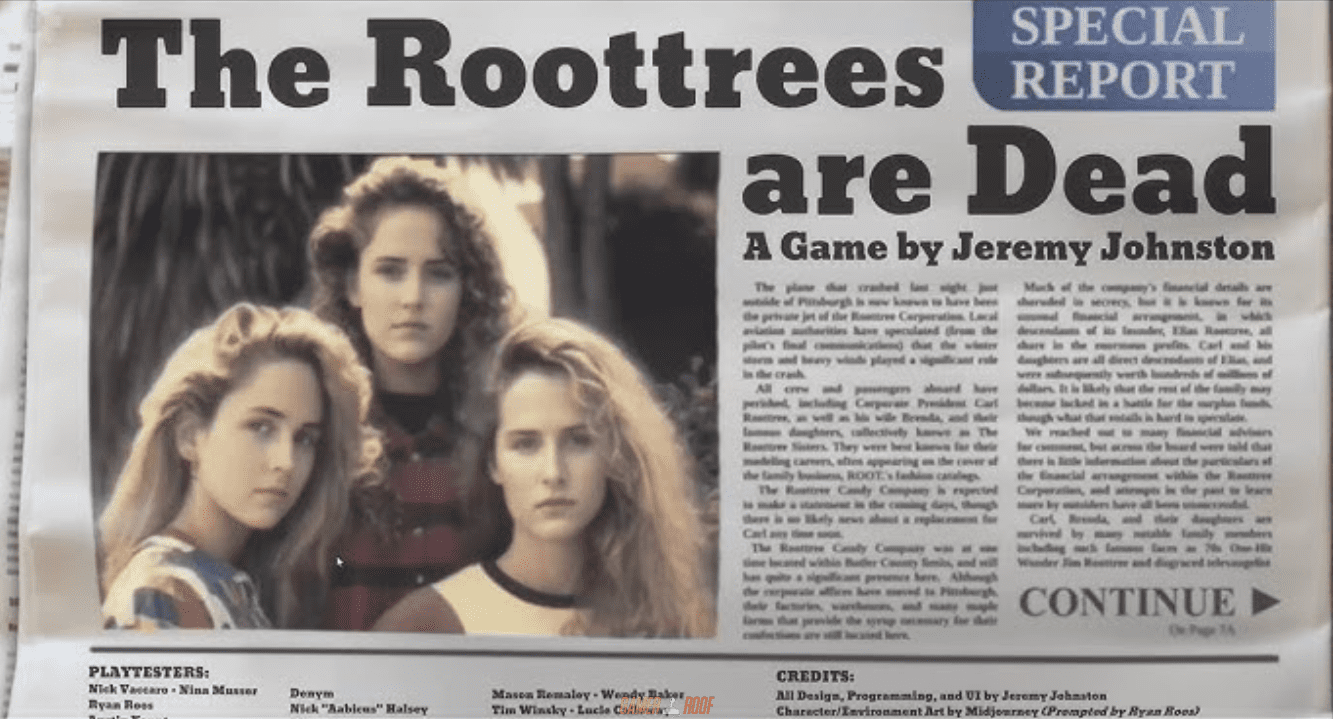 The Roottrees are Dead